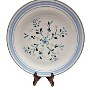 Vintage Fascino Yamaka Stoneware 10.75" Dinner Plate Hand Painted Kitchen Decor